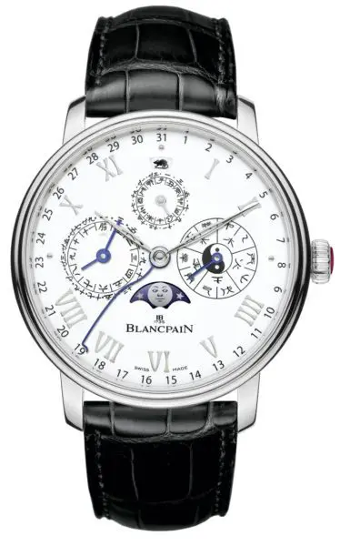 Custom-Made Luxury Timepieces - Blancpain Villeret Traditional Chinese Calendar