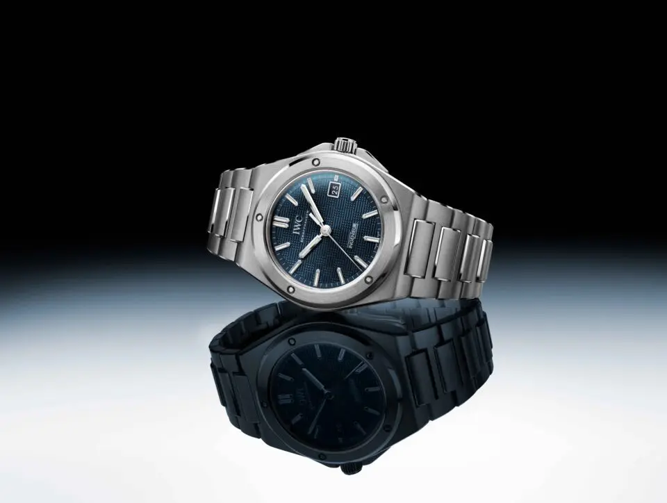 IWC-Schaffhausen-unveils-the-Ingenieur-Automatic-40-(IW328907)-with-a-blue-dial