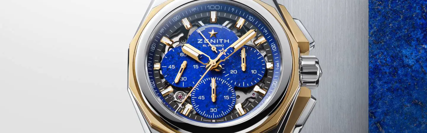 テツエリ Zenith's 1/100th Second Chronograph Inlaid with Tiger's Eye | SJX