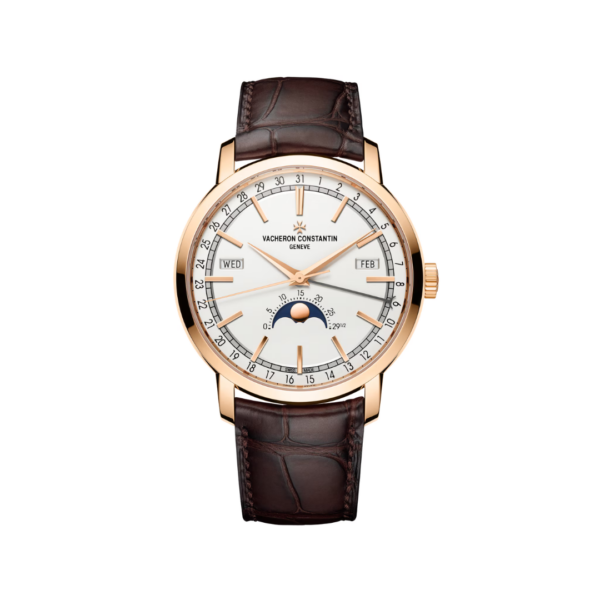 Traditionnelle Complete Calendar – 41 mm - Pink Gold (Front)