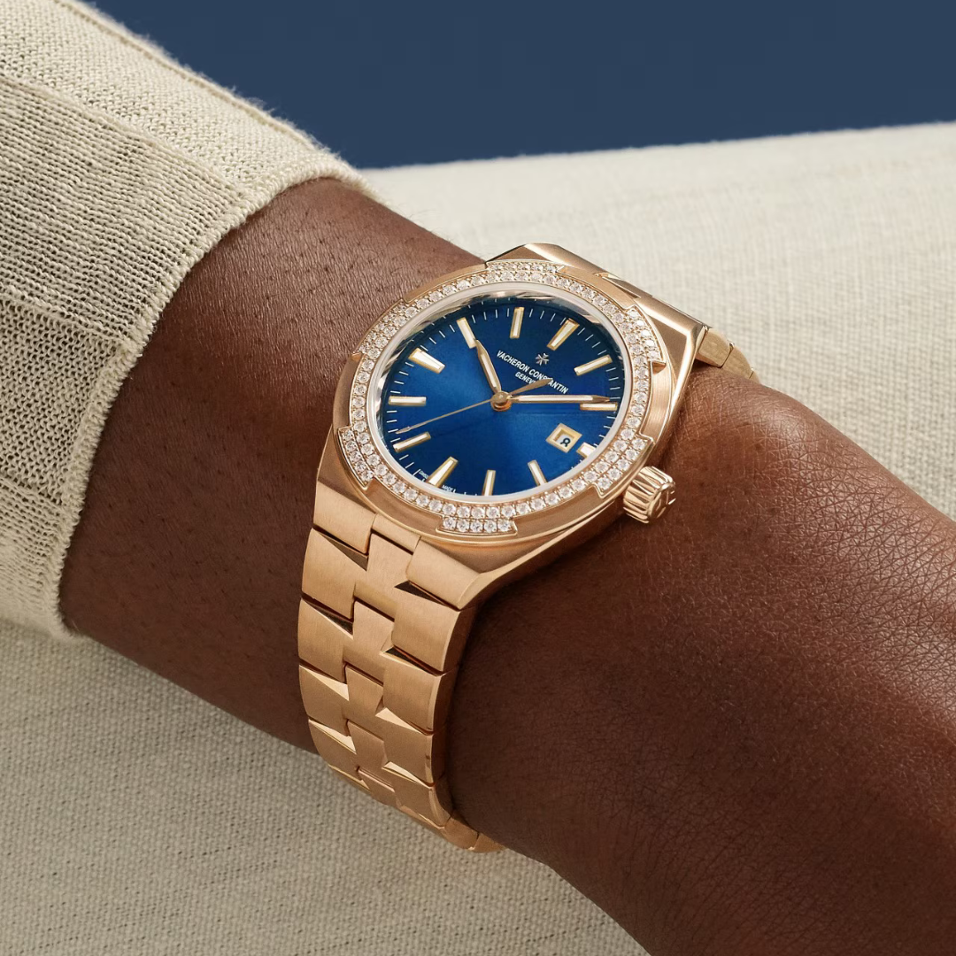 Overseas Self-Winding – 35 mm - Pink Gold