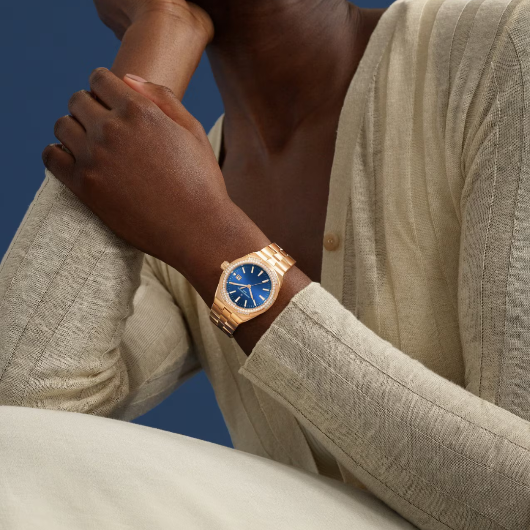Overseas Self-Winding – 35 mm - Pink Gold