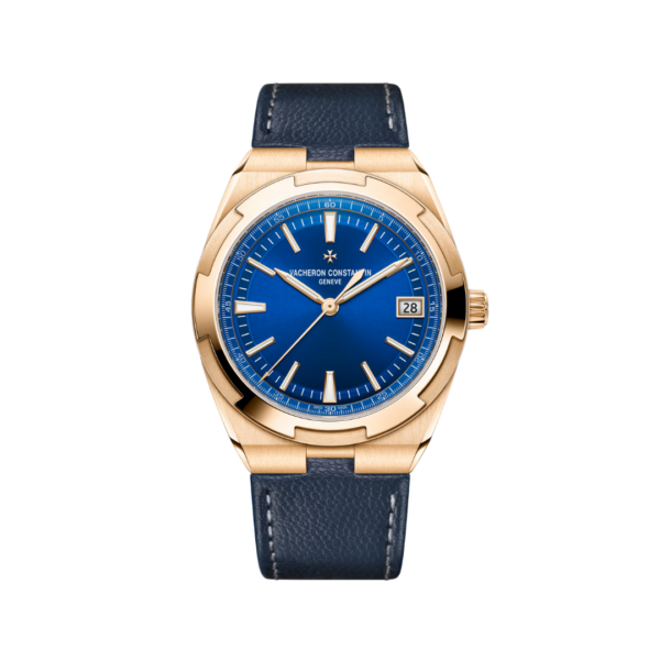 Overseas Self-Winding – 41 mm - Pink Gold (Leather)