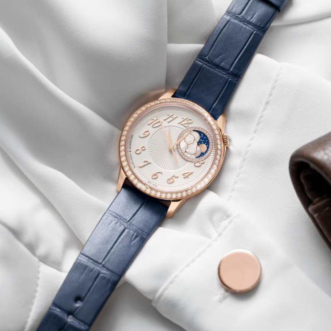 Moon Phase – 37 mm, Pink Gold (Strap)