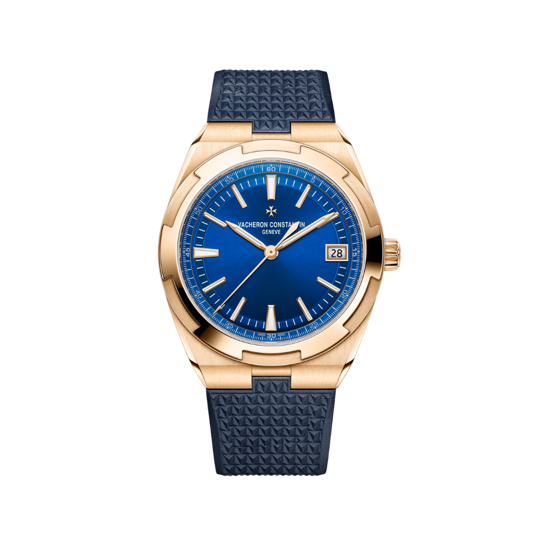 Overseas Self-Winding – 41 mm - Pink Gold (Rubber)