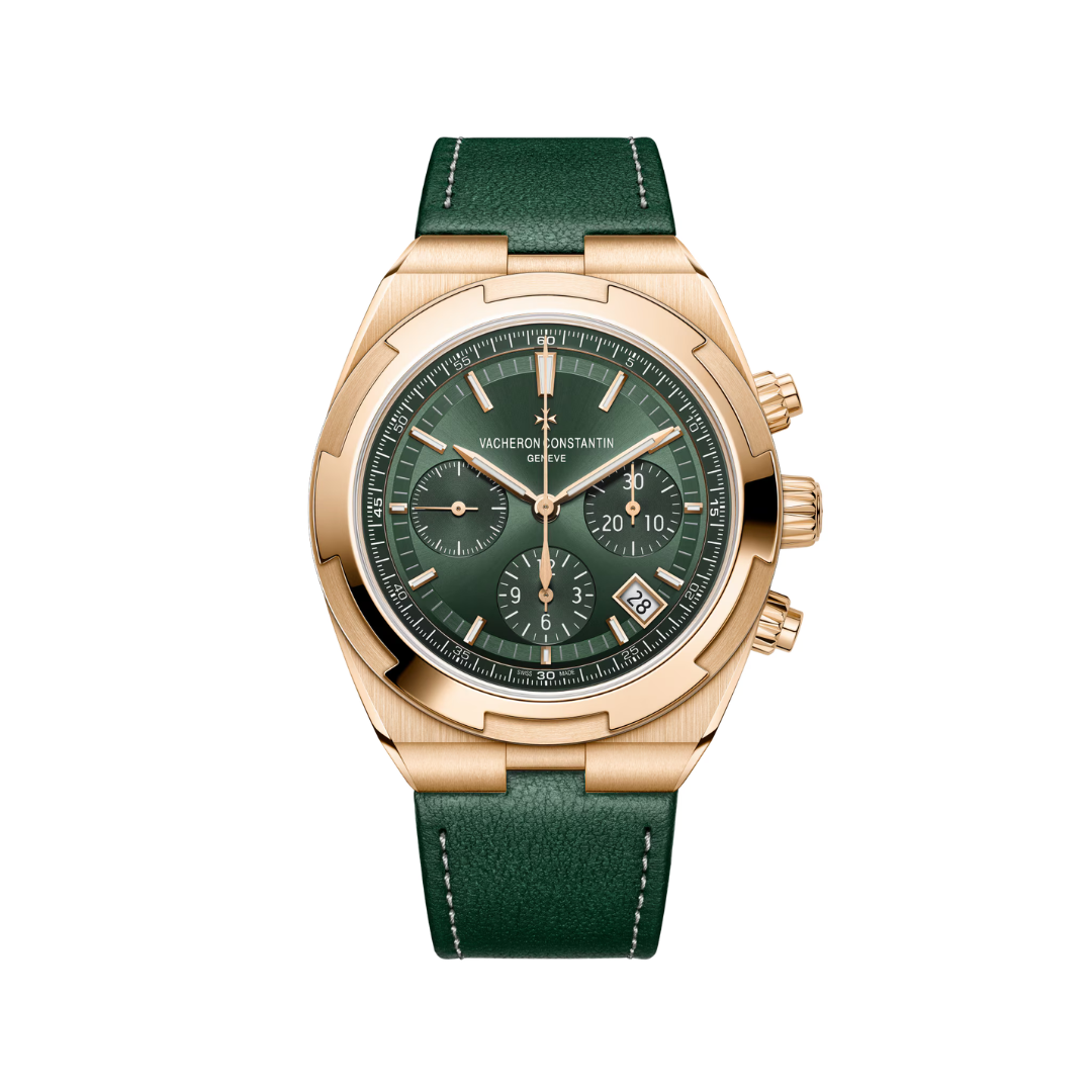 Overseas Chronograph – 42.5 mm - Pink Gold (Leather)