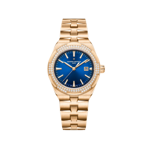Overseas Self-Winding – 35 mm - Pink Gold (Front)