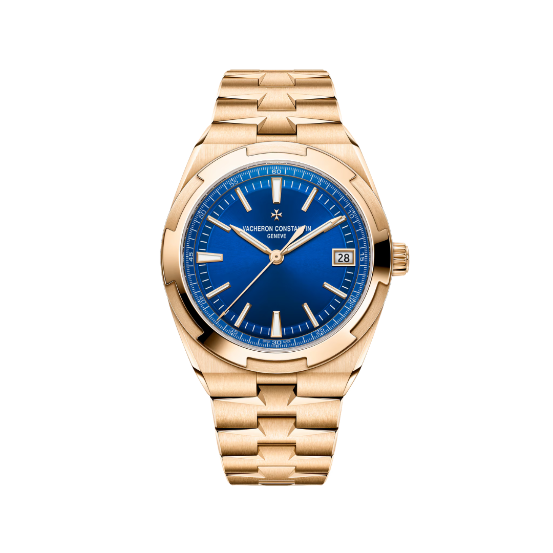 Overseas Self-Winding – 41 mm - Pink Gold (Front)