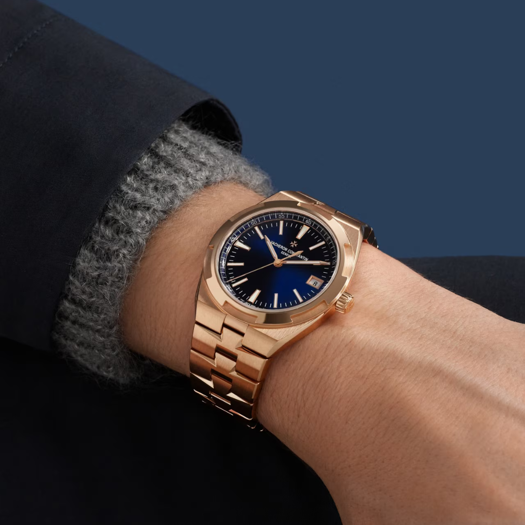 Overseas Self-Winding – 41 mm - Pink Gold