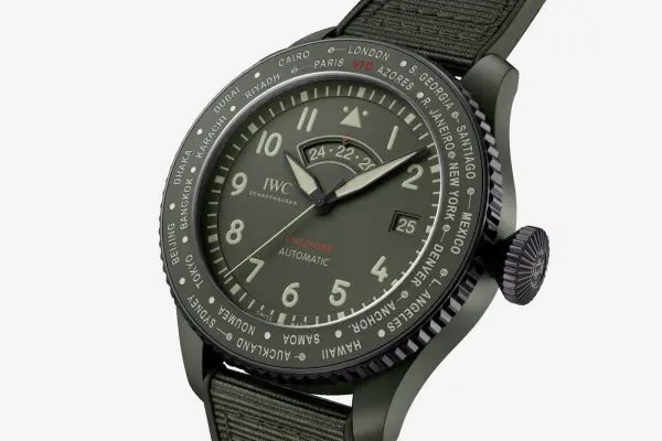 IWC Pilots Watch Timezoner Top Gun Woodland IW395601 1 IWC Pilots Watch Timezoner Top Gun Woodland IW395601 1