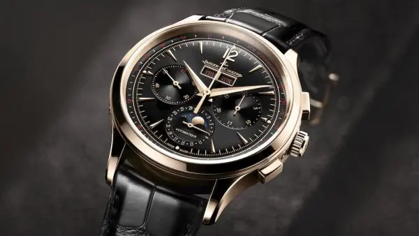 Jaeger LeCoultreMasterControlChronographCalendarPinkGoldBlackDial2 Jaeger LeCoultreMasterControlChronographCalendarPinkGoldBlackDial2