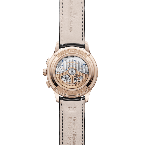 Jaeger LeCoultreMasterControlChronographCalendarPinkGoldBlackDialcaseback Jaeger LeCoultreMasterControlChronographCalendarPinkGoldBlackDialcaseback
