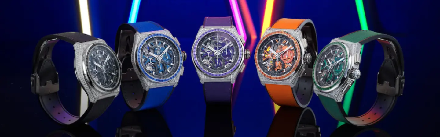 The Natural Colours of Zenith Defy 21 Spectrum Series - The Time Place
