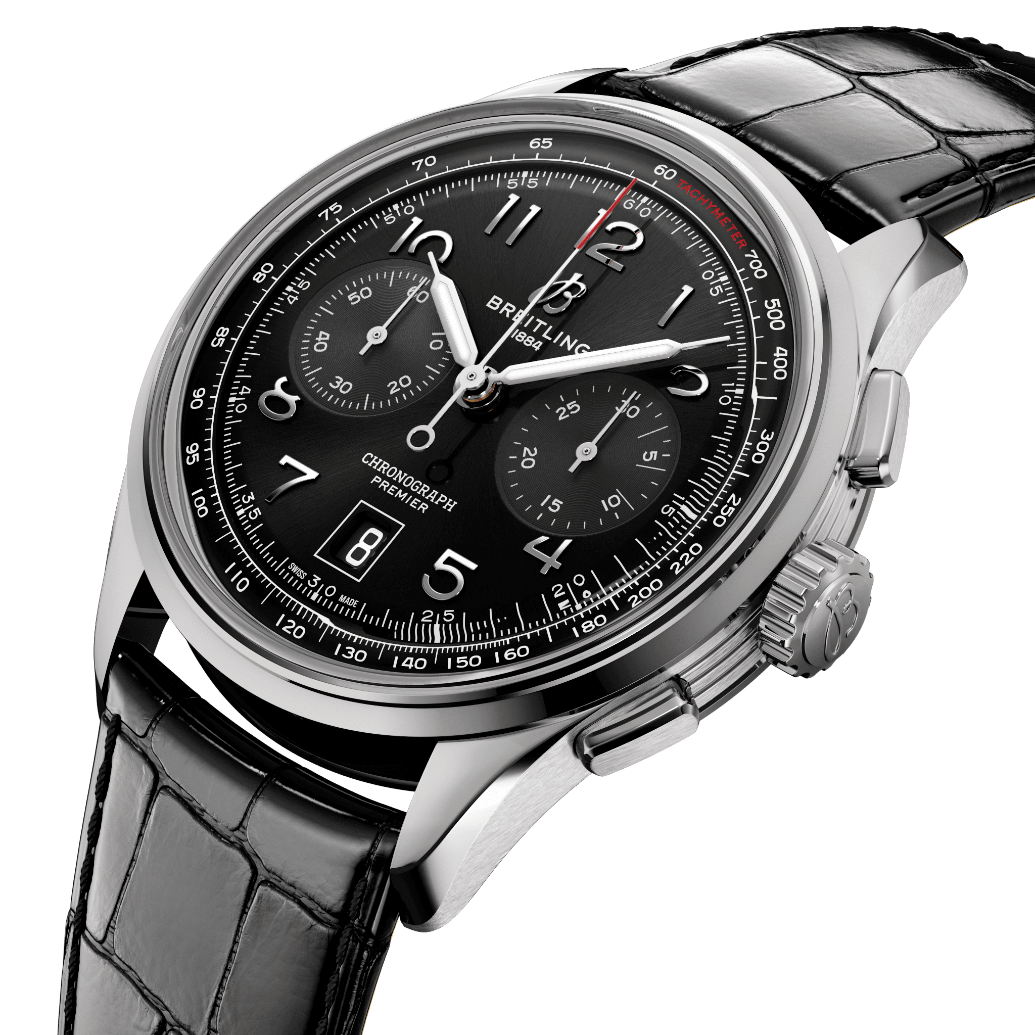 ab0145221b1p1 premier b01 chronograph 42 three quarter