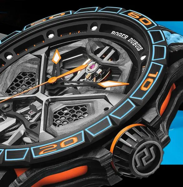 Roger Dubuis Excalibur Spider Huracán STO Carbon 45mm