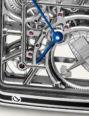 Cartier Santos-Dumont Skeleton equipped with a Micro-Rotor Ref. WHSA0044