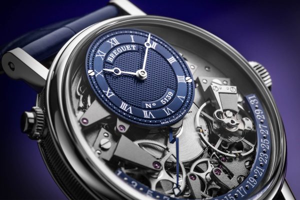 Breguet Tradition Quantieme Retrograde 7597 Blue Dial White Gold 7597BBGY9WU 7