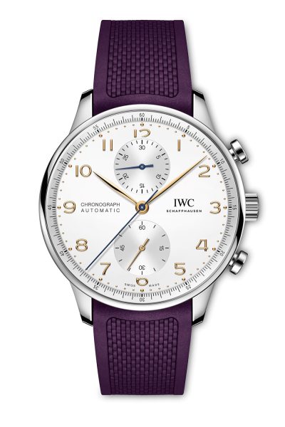 IWC Portugieser Chronograph 3716 new rubber straps 2023 IW371604