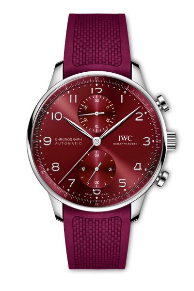 IWC Portugieser Chronograph 3716 new rubber straps 2023 IW371616