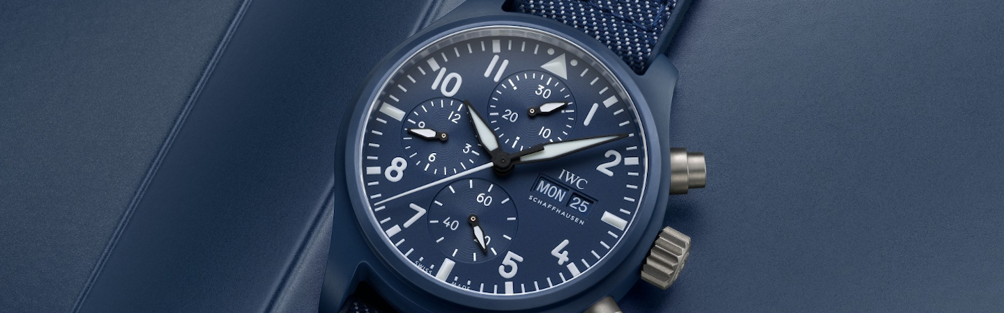 IWC Schaffhausen 41mm Pilot’s Chronograph Now Comes in Ceramic