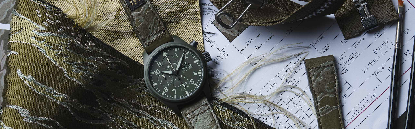 Mr Sabotage Crafts a Military Strap for IWC