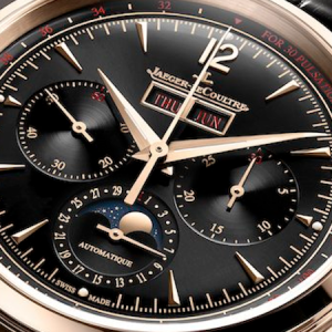 Jaeger-LeCoultre Master Control Chronograph Calendar Comes in Pink Gold and Black Dial