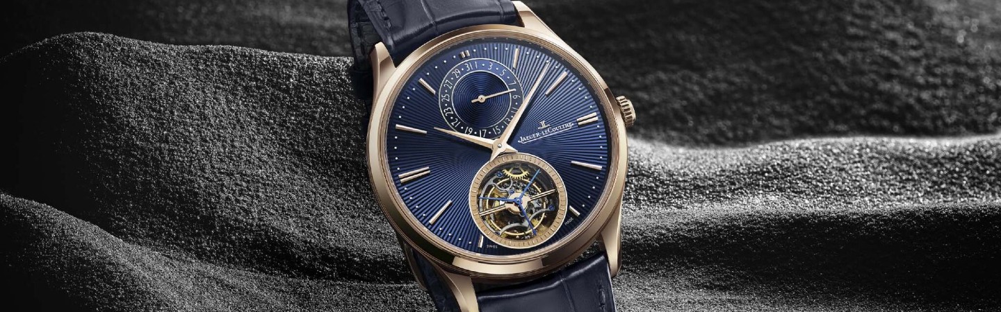 The New Jaeger-LeCoultre Master Ultra Thin Tourbillon Comes with Blue Enamel Dial