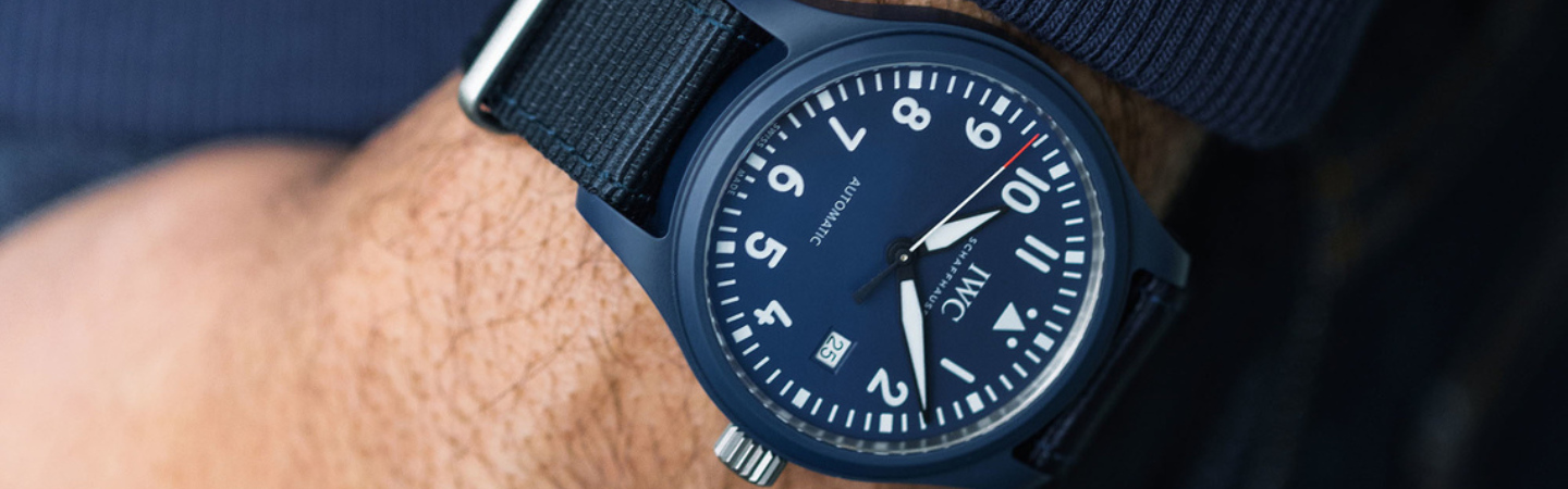 The New Laureus in Blue Ceramic introduced by IWC Schaffhausen