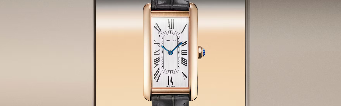 Celebrates The Casual Chic Spirit of a Continent on American Time: Cartier Tank Américaine