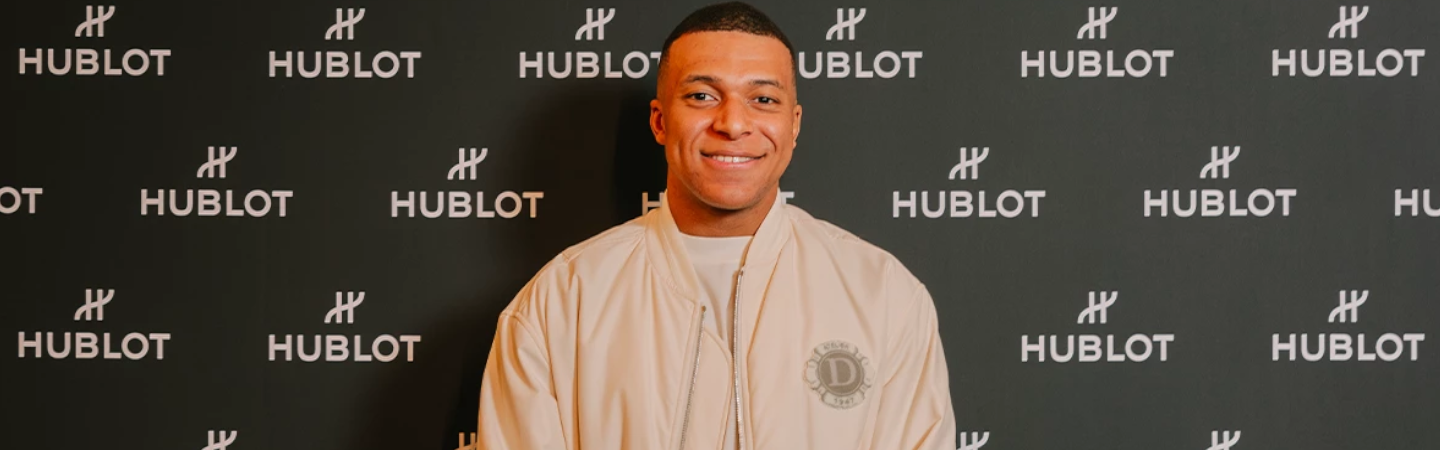 Kylian Mbappé Launches the Big Bang e UEFA EURO 2024 Official Watch in Geneva