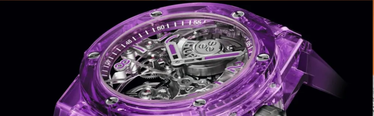 The World’s First Purple Sapphire Watch From Hublot