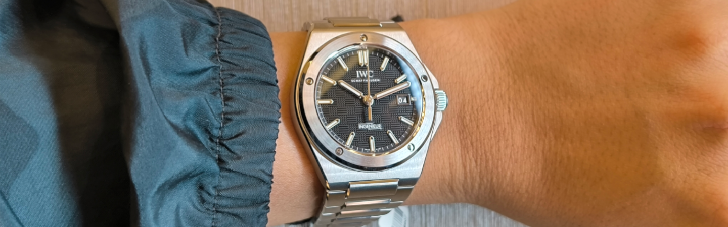 #LivePic #OnHands: IWC Schaffhausen Ingenieur Automatic 40, Gerald Genta Vibes All Around The Timepiece