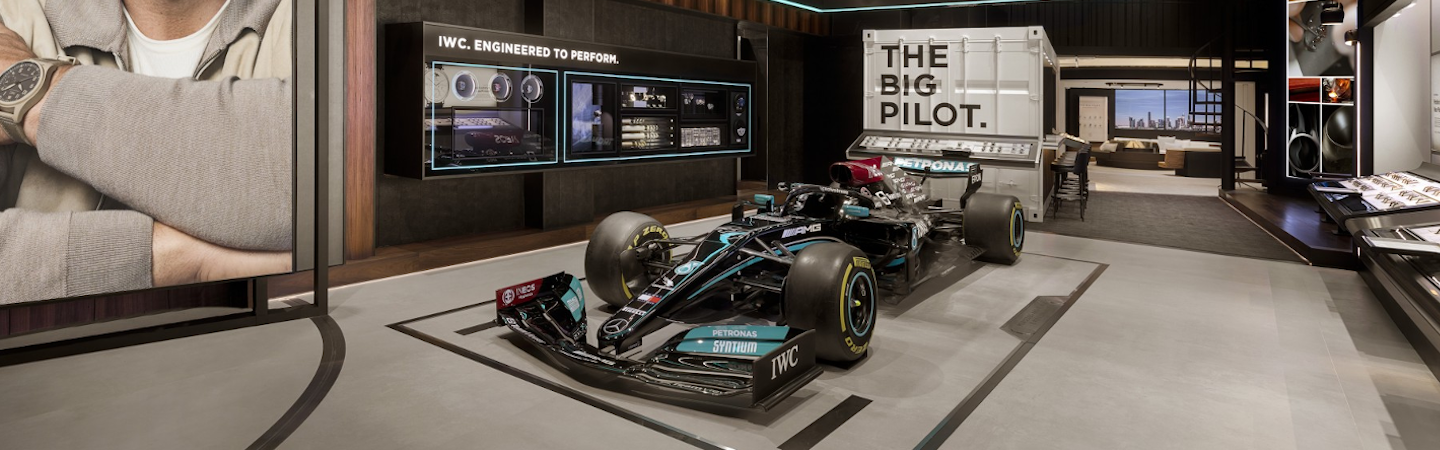 F1 Pit Stop Inside IWC Schaffhausen New Retail Flagship
