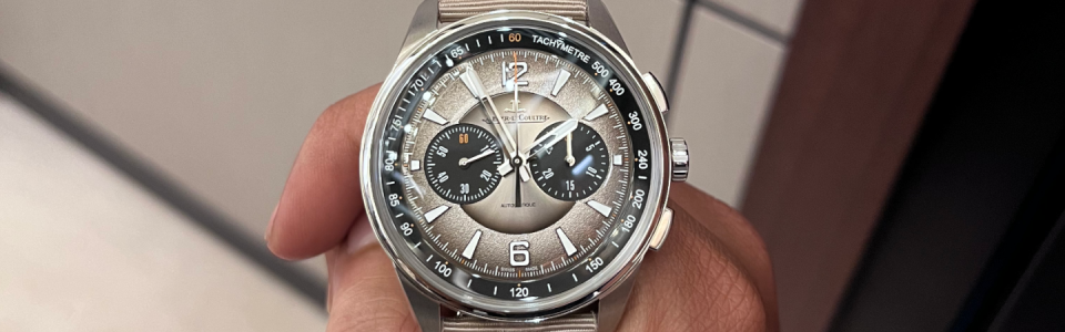 #LivePic: Jaeger-LeCoultre Polaris Chronograph, Striking Grey Lacquered ...