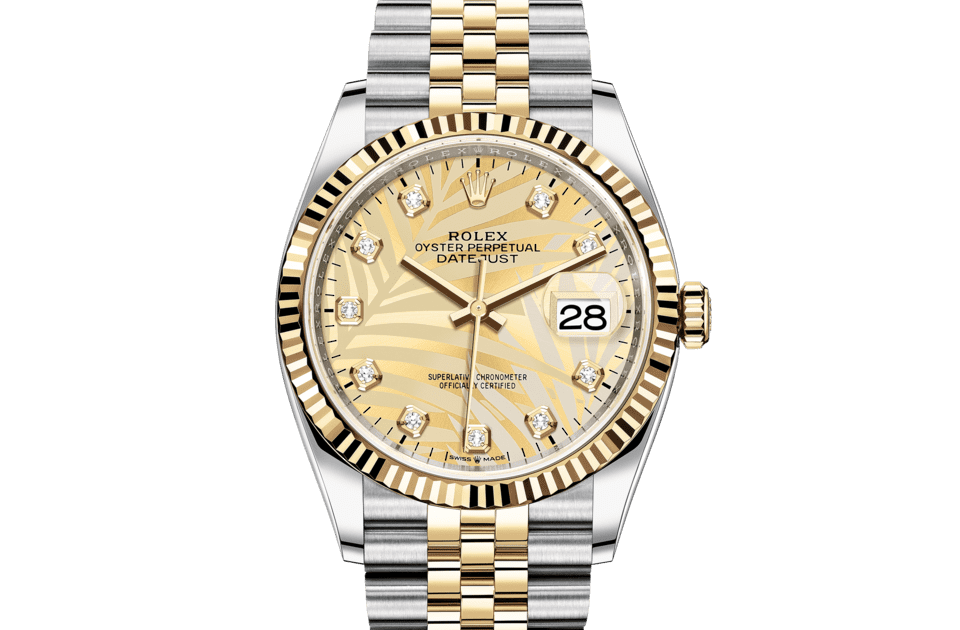 Rolex Datejust in Oystersteel and gold 