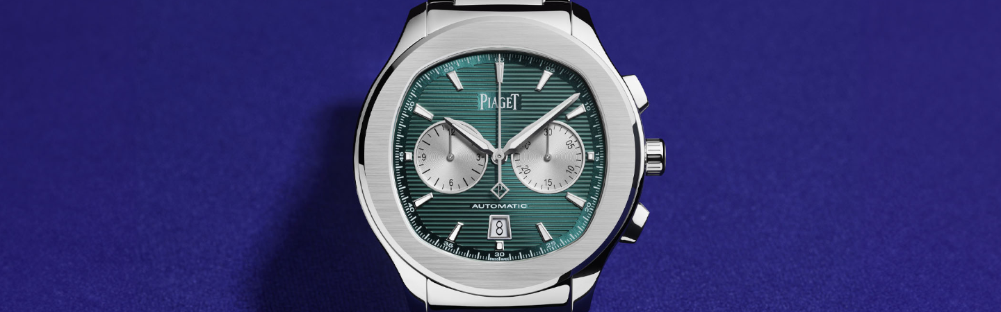 The Piaget Polo Chronograph is Now in Green-Panda Style